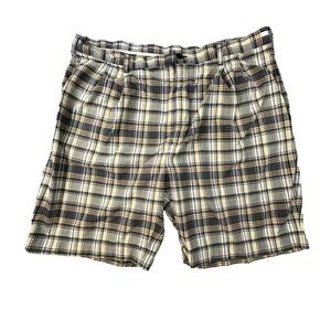 Jos A Bank Men's 42 Multicolor Plaid Madras Shorts Golf Casual Preppy SEE DESC